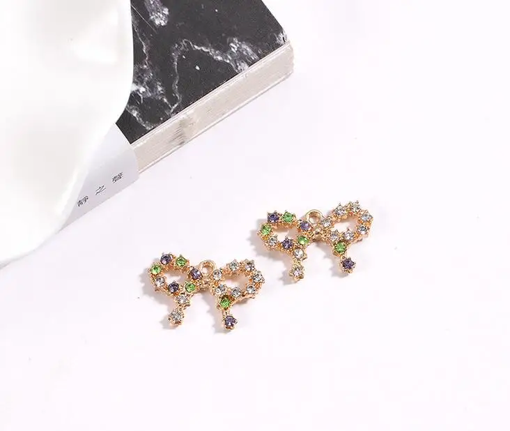 10 шт. жемчужный бант геометрические серьги сделай сам ручной работы ювелирный