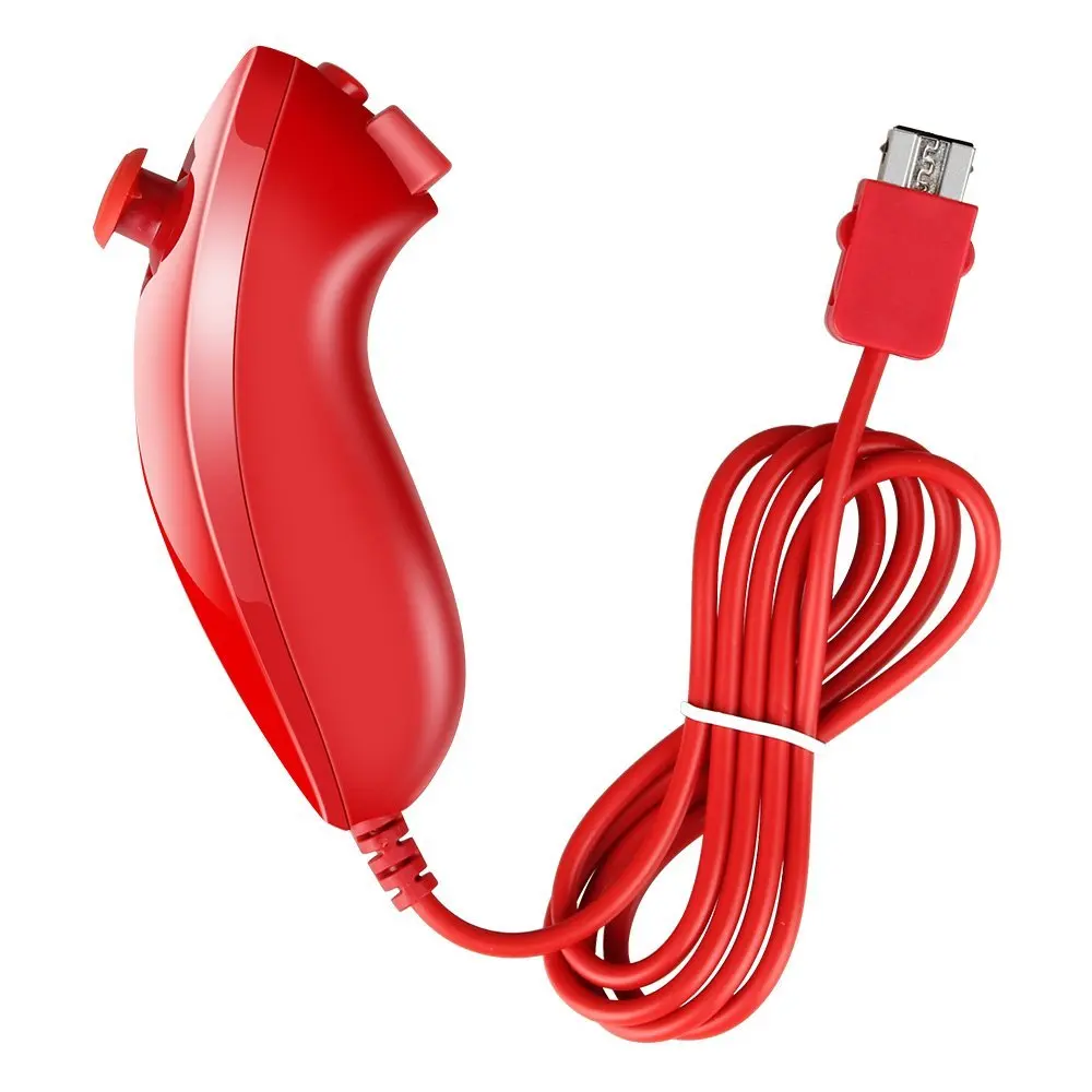 100 шт цвета Nunchunk пульт дистанционного управления для геймпад nintendo wii Nunchuck