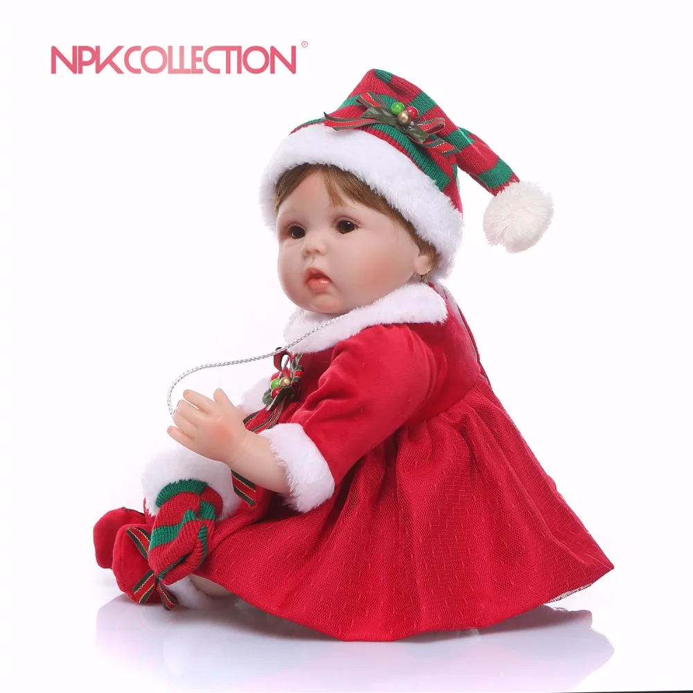 NPKCOLLECTION 2018 силиконовая кукла новорожденный малыш детский Playmate подарок для