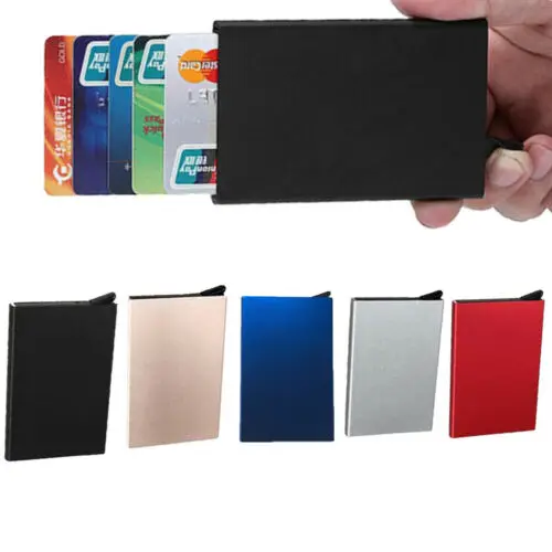 Новинка 2019 мужской алюминиевый Магнитный кошелек с зажимом для денег и передним