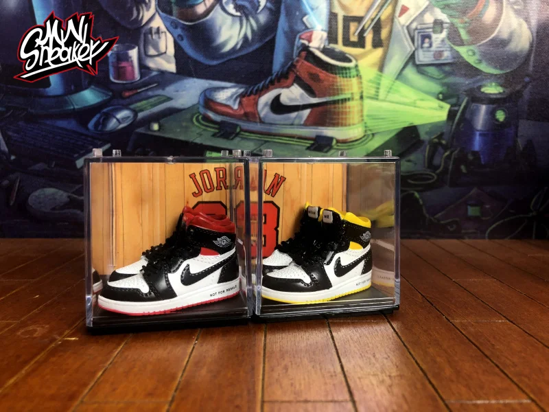 Кроссовки на воздушной стерео 3D Jordan 1 модель Дисплей украшения аксессуары для автомобильного интерьера пары Для мужчин и подарки женщине на день рождения