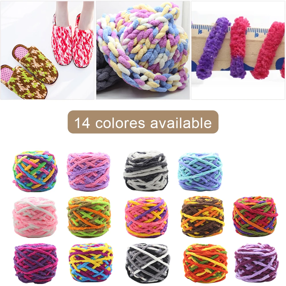 1 шт. хлопковая пряжа ручной работы для ручного вязания Толстая теплая крючком