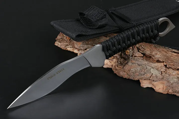 ToughKeng Открытый походный нож 5Cr15Mov стальное лезвие один Киль сталь выживания Фиксированное Лезвие Нож нейлоновая оболочка
