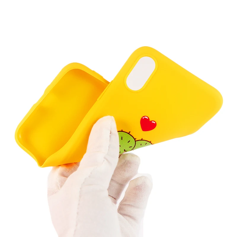 Funny Avocad Mobile Phone Cases for IPhone X XS MAX XR 6s 7 8 Plus Love Case Cactus Soft Silicone Fitted Back Cover Accessories |