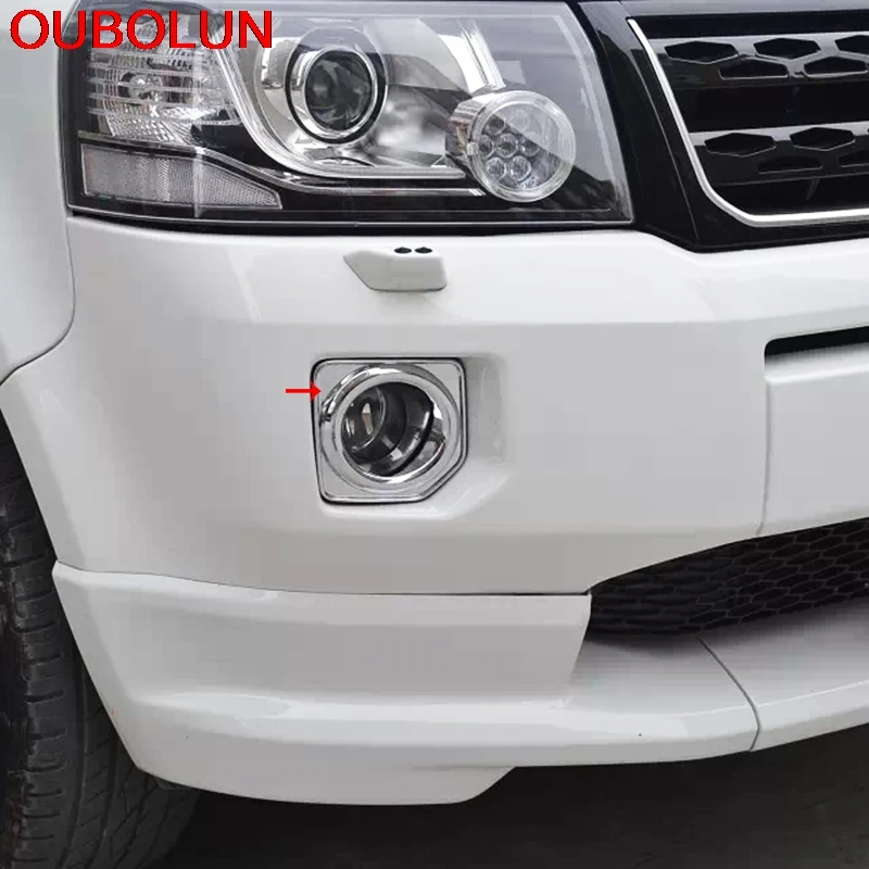 OUBOLUN для Land Rover FreeLander 2 2012 2013 2014 2015 Внешнее украшение LR2 хромированный ABS передний и