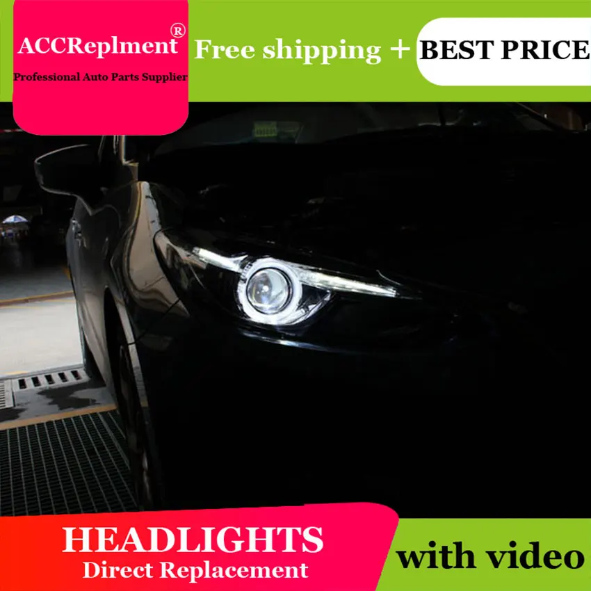 Авто. PRO для Mazda 3 Axela ксеноновыми фарами 2014-2016 стайлинга автомобилей bi xenon