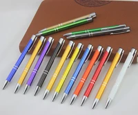 1 pcslot metal ballpoint pen rotating pocket size pen portable ball point pen small oil pen exquisite brief