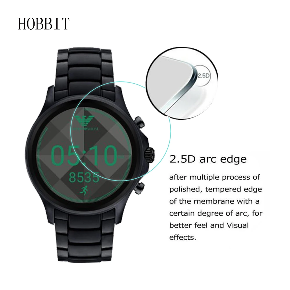 2 упаковки для часов Armani ART5000 ART5002 ART5012 пленка 0 3 мм 2.5D 9H прозрачное закаленное