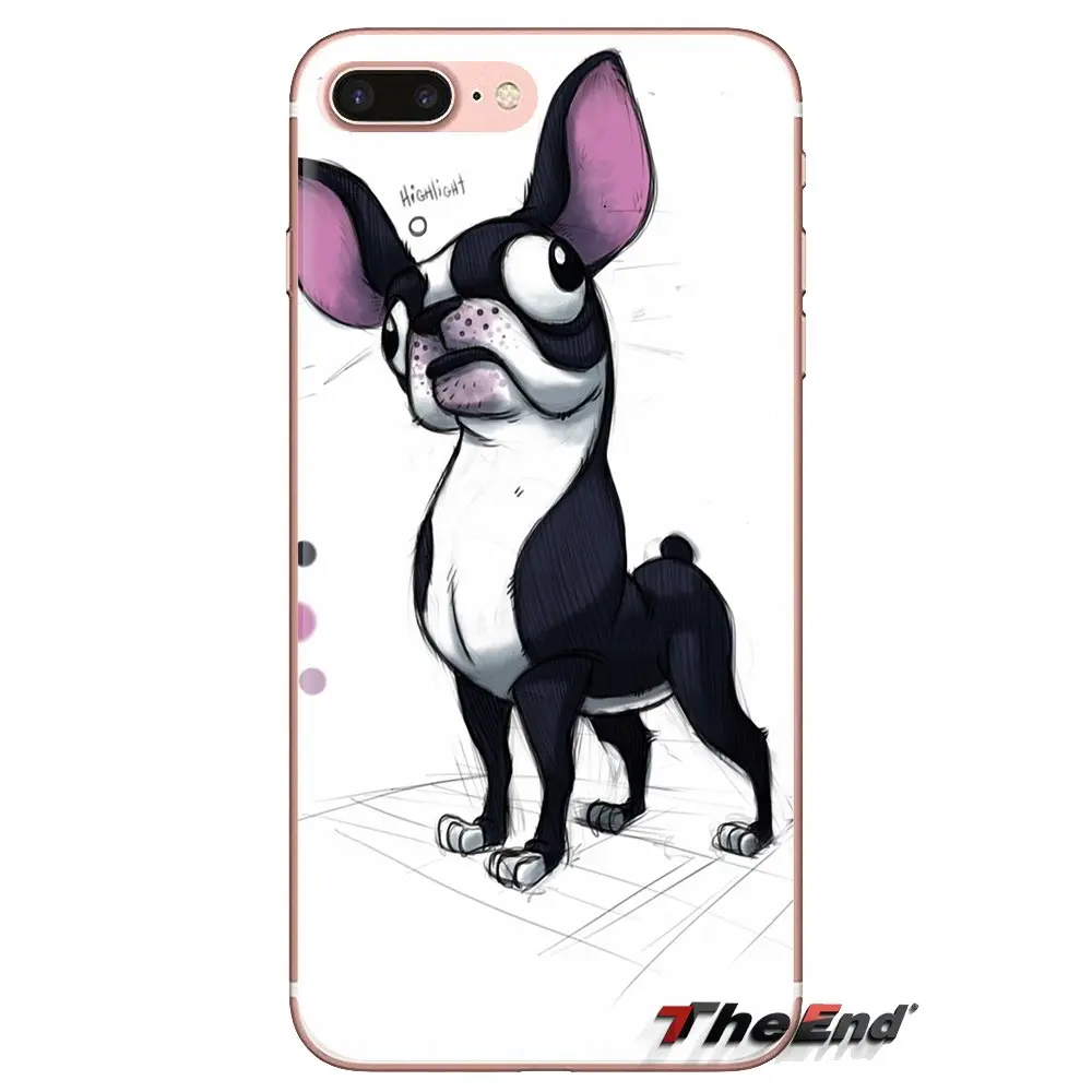 Для iPod Touch Apple iPhone 4 4S 5 5S SE 5C 6 6S 7 8 X XR XS Plus MAX мягкий прозрачный чехол для телефона Boston
