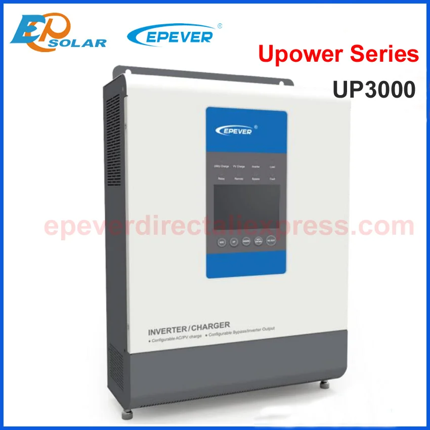 Новый инвертор и зарядное устройство EPever UPower, сочетающий 24 В/48 В зарядку от солнечной батареи MPPT, выход переменного тока 220 В/230 В