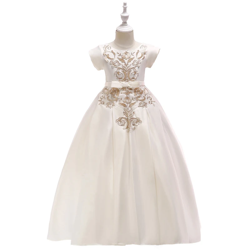 Teenager Winter Children Clothing Girls Dress Wedding Kids Dresses For Girls Embroidery Princess Dress Party 14 10 12 Years
