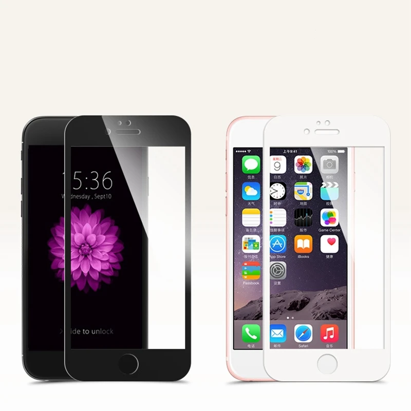 3D защита из закаленного стекла для Apple iphone 6 6s Plus экрана Ультратонкий чехол