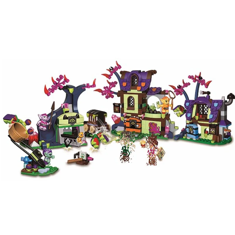 Bela 10698 646 шт Elves Magic Rescue от деревенской Модели Строительные блоки Обучающие игрушки