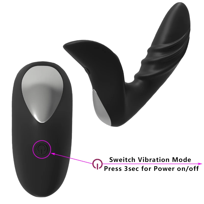 HWOK Anal butt plug Men masturbator Male Wireless Remote Control Prostate Massager Vibrator Adult Sex Toys Masturbator for |