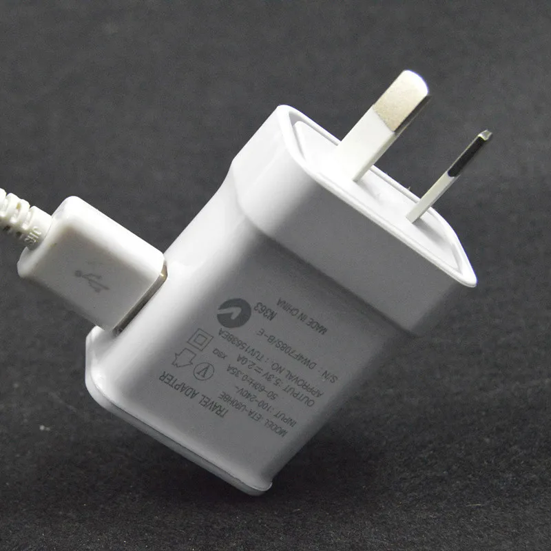 Новое настенное зарядное устройство 5 В 2A AU + USB кабель синхронизации данных и