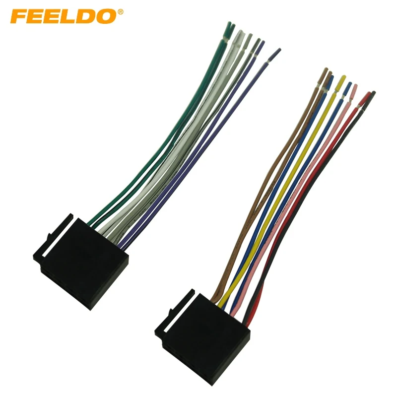 

FEELDO Car Audio Stereo Wiring Harness For Volkswagen/Audi/Mercedes Pluging Into OEM Factory Radio CD (Type2) #1737