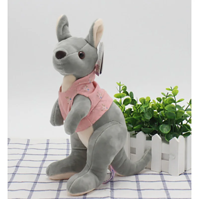 Dressing Kangaroo Plush Toy 25 cm Dolls For Children High Quality Soft Cotton Baby Brinquedos Animals Gift | Игрушки и хобби