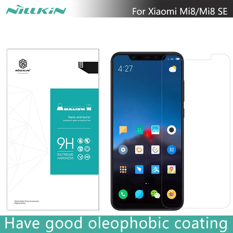 Закаленное стекло для Xiaomi Mi 8 NILLKIN Amazing H + Pro 0 3/0 2 мм Взрывобезопасное закаленное