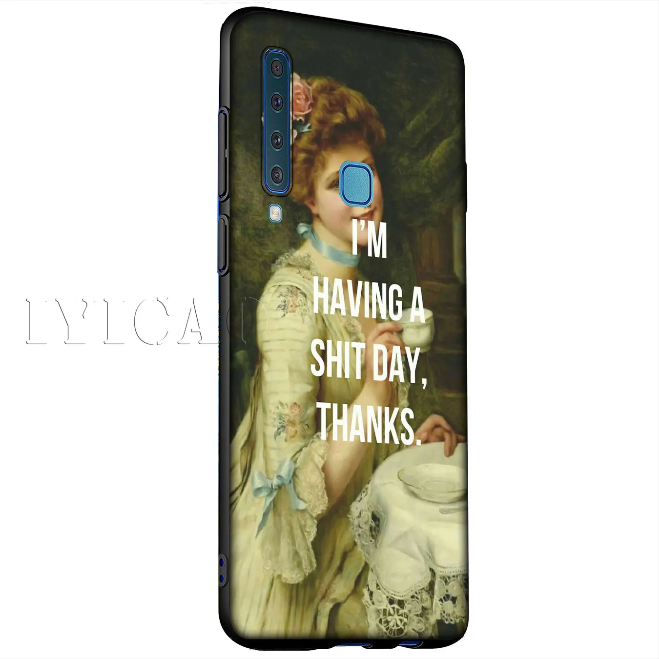 IYICAO Classic Art Silicone Soft Case for Samsung Galaxy A6 Plus A9 A8 A7 2018 A3 A5 2016 2017 Note 9 8 | Мобильные телефоны и