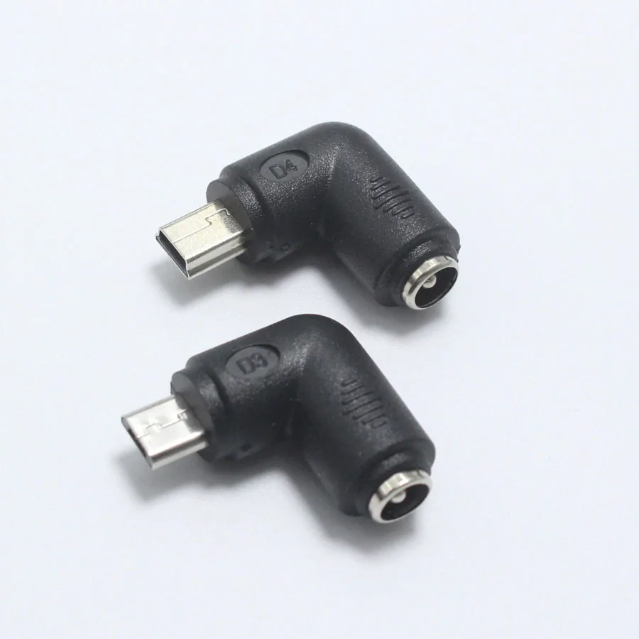 NinthQua 1 шт. 5 5x2 мм гнездо для Mini/Micro USB папа Pin DC разъем питания 90 градусов адаптера V8