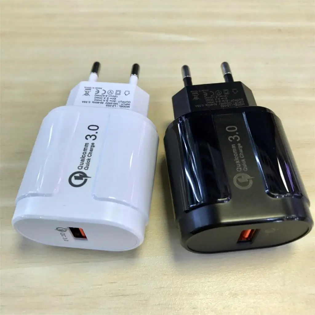Настенное зарядное устройство USB 3 0 для быстрой зарядки совместимо с Samsung Galaxy S8 / +
