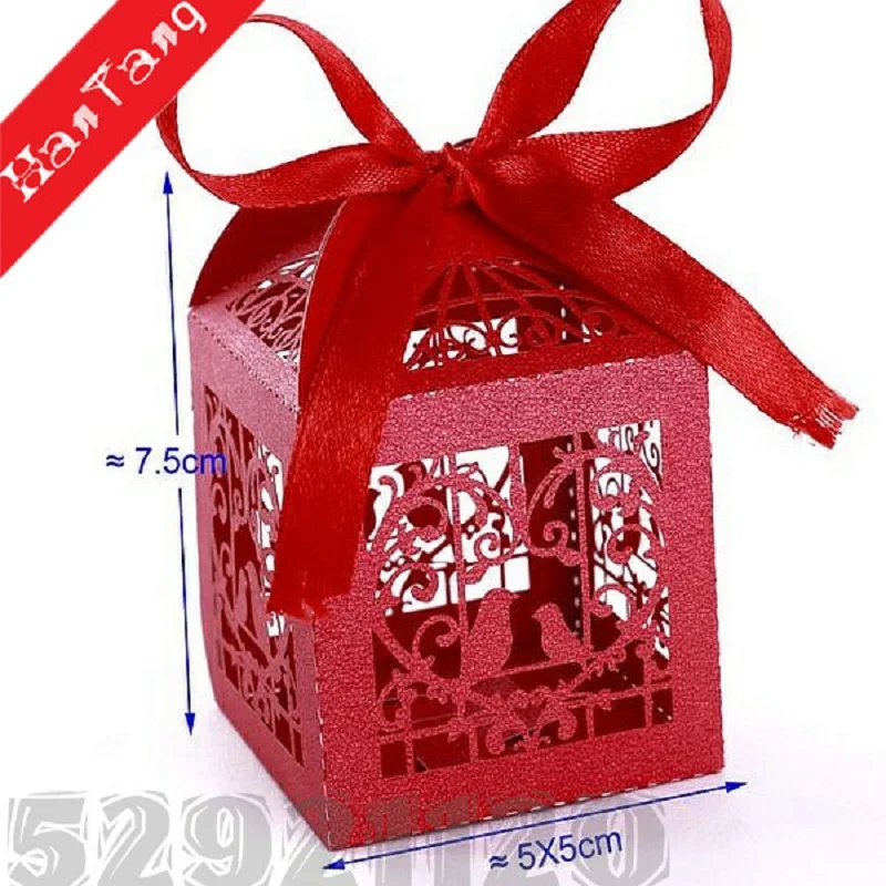 50 шт./лот Подарочная коробка для детского праздника крестины дня рождения