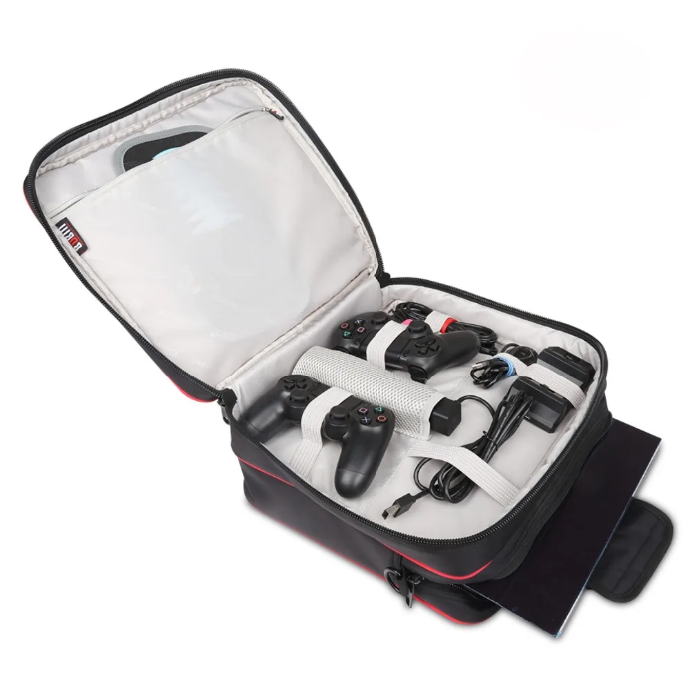 Сумки для видеосъемки BUBM чехлы игрового плеера PS4 сумка Sony Slim водонепроницаемая цифровая Защитная хранения