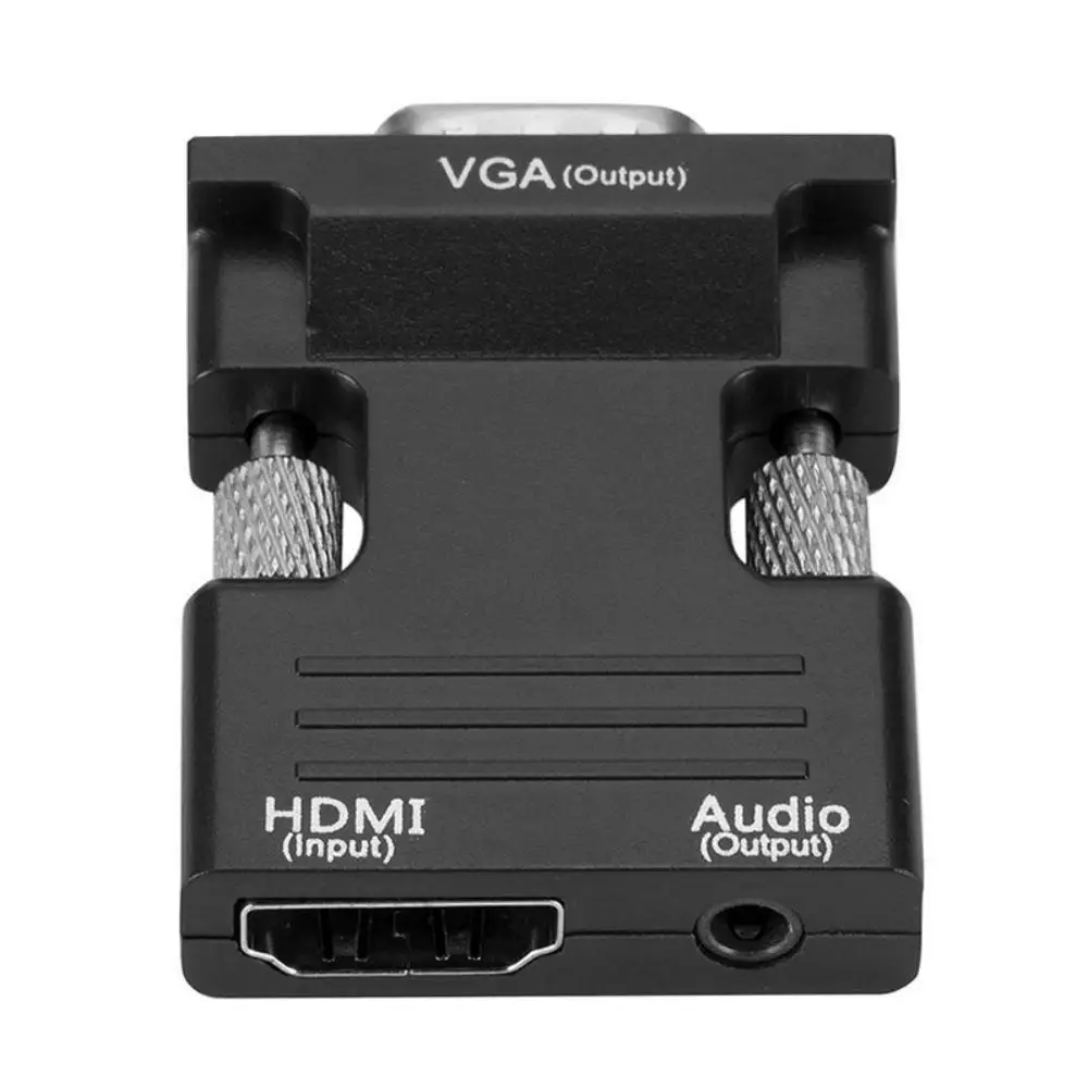 Переходник VGA папа HDMI Мама с аудиоадаптерами кабелями 1080P для HDTV монитора