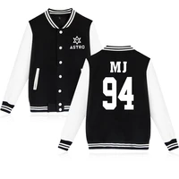 kpop astro star group baseball uniform coat autumn bomber jacket harajuku streetwear casual tracksuit hip hop brand coats