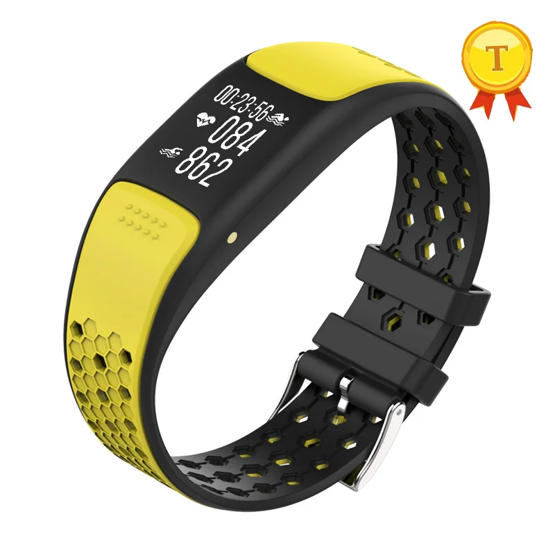 best selling colorful strap ip 68 waterproof multimode sports hd display healthy wristband with smart reminder for ios android |