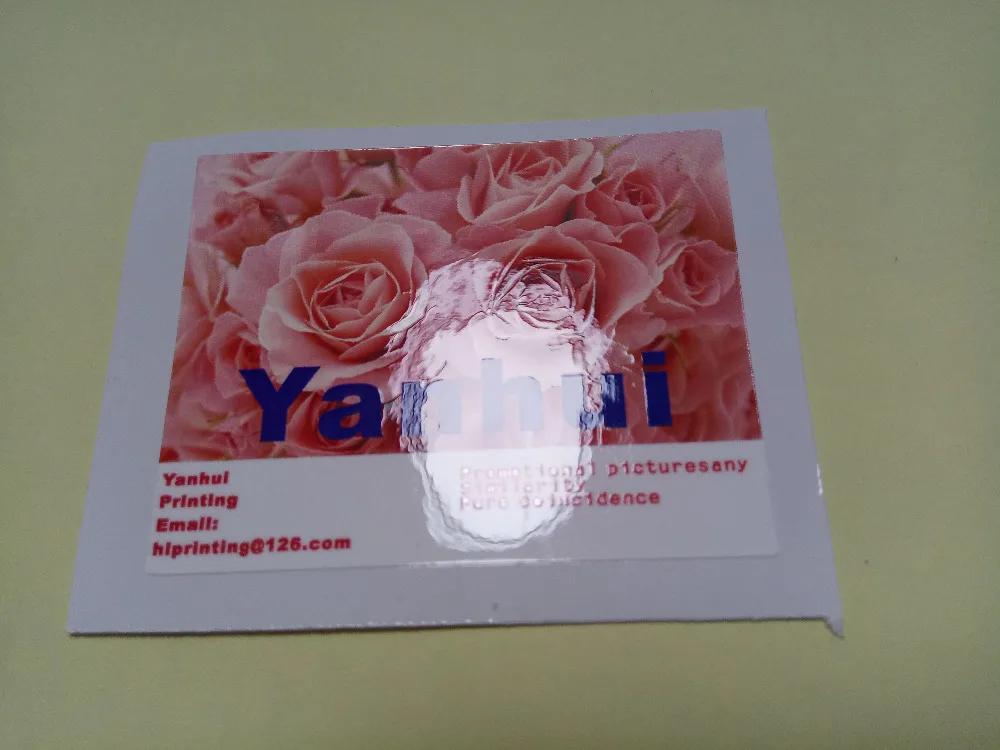 

Self Adhesive Paper Sticker Label Printing