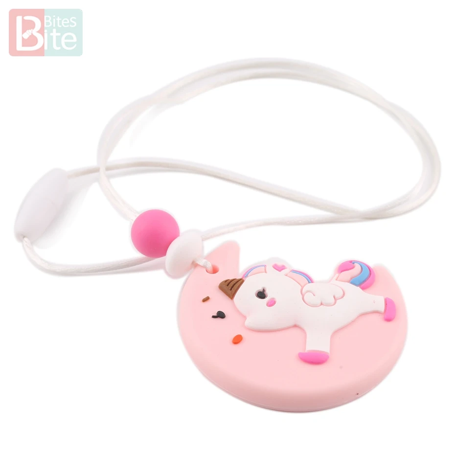 1 шт. силиконовый Прорезыватель для зубов Единорог сделай сам | Мать и ребенок
