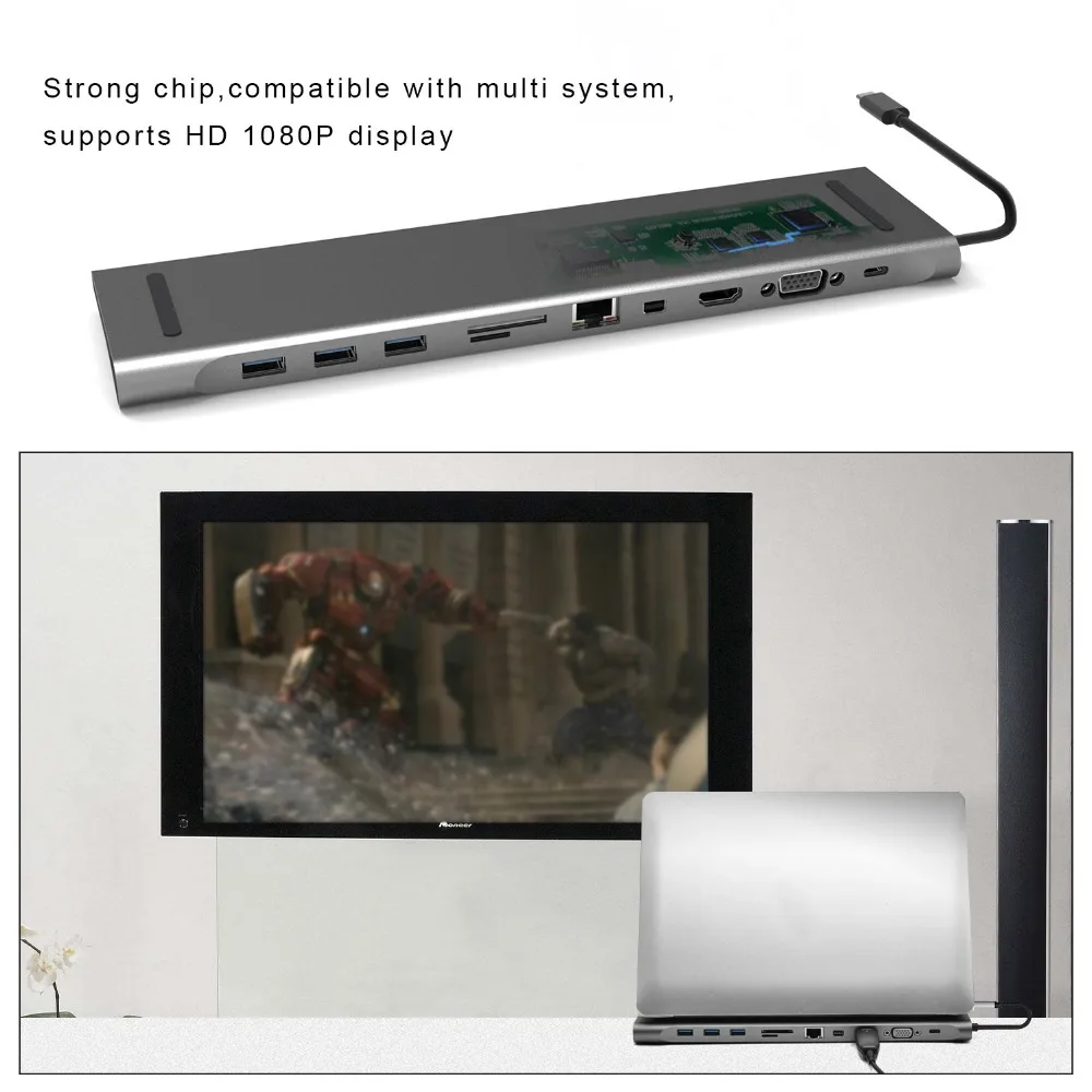 Док станция USB 3 0 двойной видео монитор Дисплей HDMI VGA с гигабитным Ethernet аудио usb
