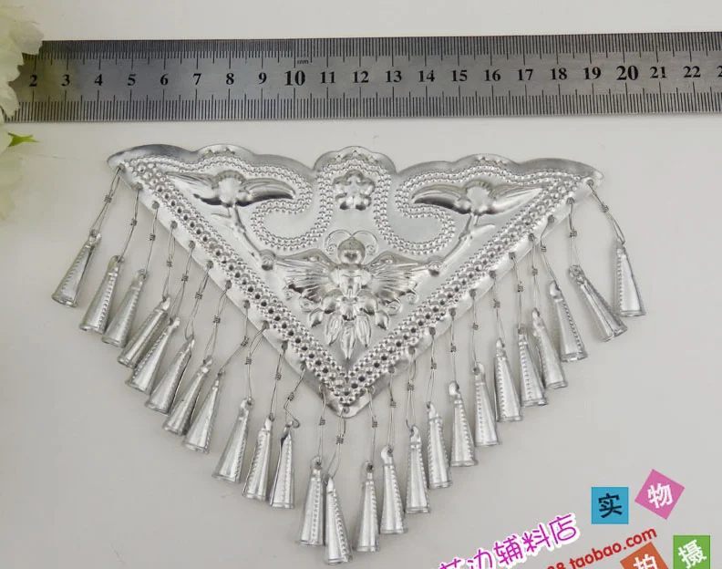 Серебряные аксессуары серебряный орнамент ювелирные изделия Silverwork 3D Цветочная аппликация кольца серебряные планки Diy ручной работы 20 шт./лот
