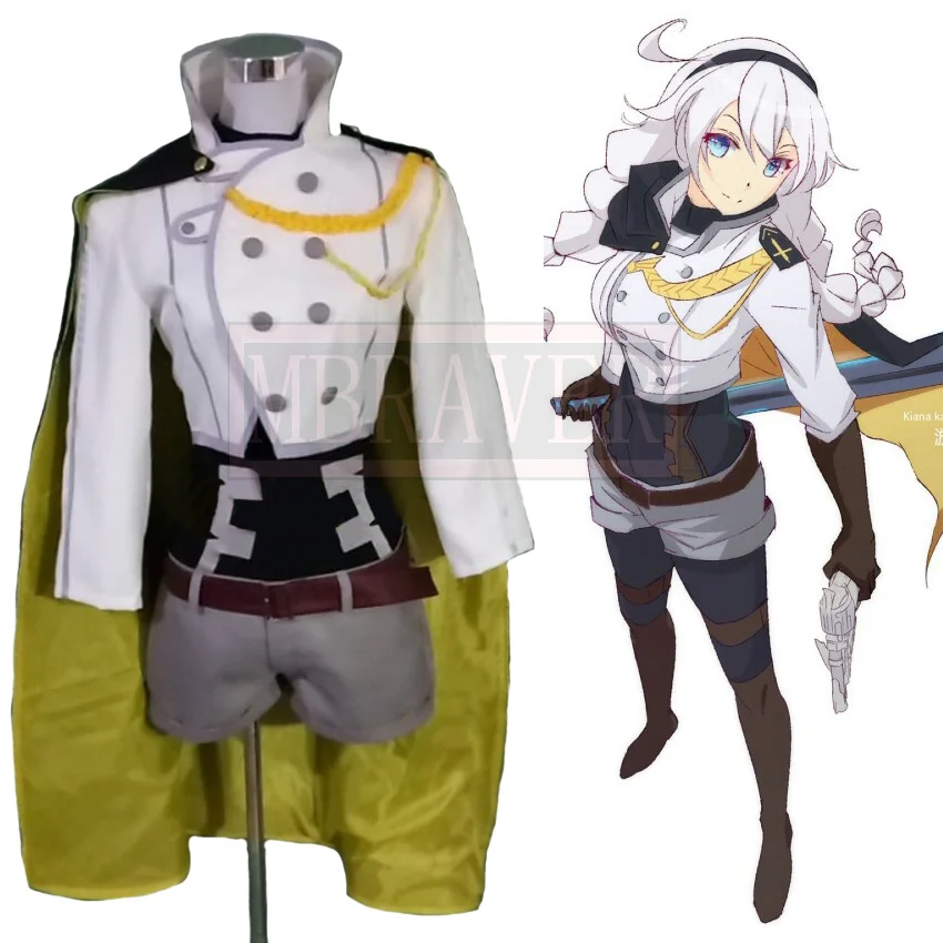 

Костюм для косплея Honkai Impact 3 киана каслана на заказ Бесплатная доставка