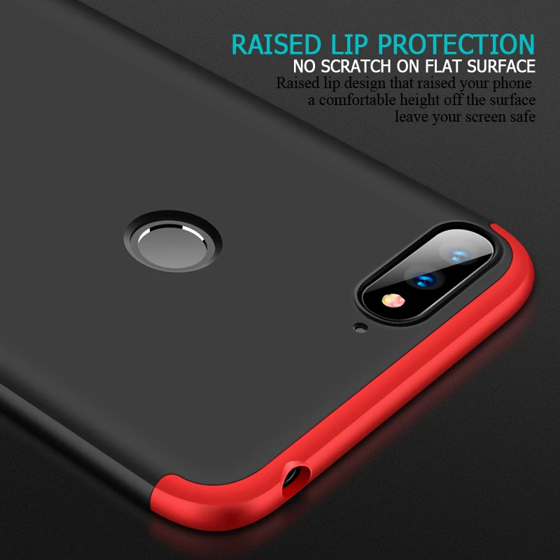 For Huawei Honor View 20 Case Funda 7C Pro LND-L29 3 IN 1 Back AUM-L41 C7 Honor7c 7CPro V20 | Мобильные телефоны и