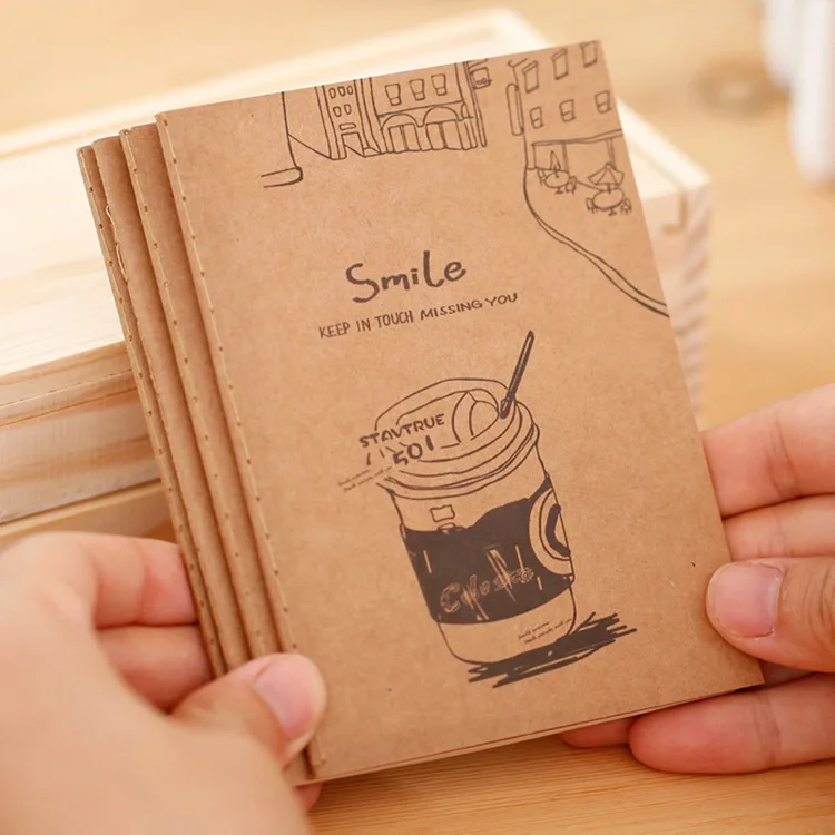 40 шт./лот милый рисунок кота в ретро стиле книги/крафт бумаги для студентов милые