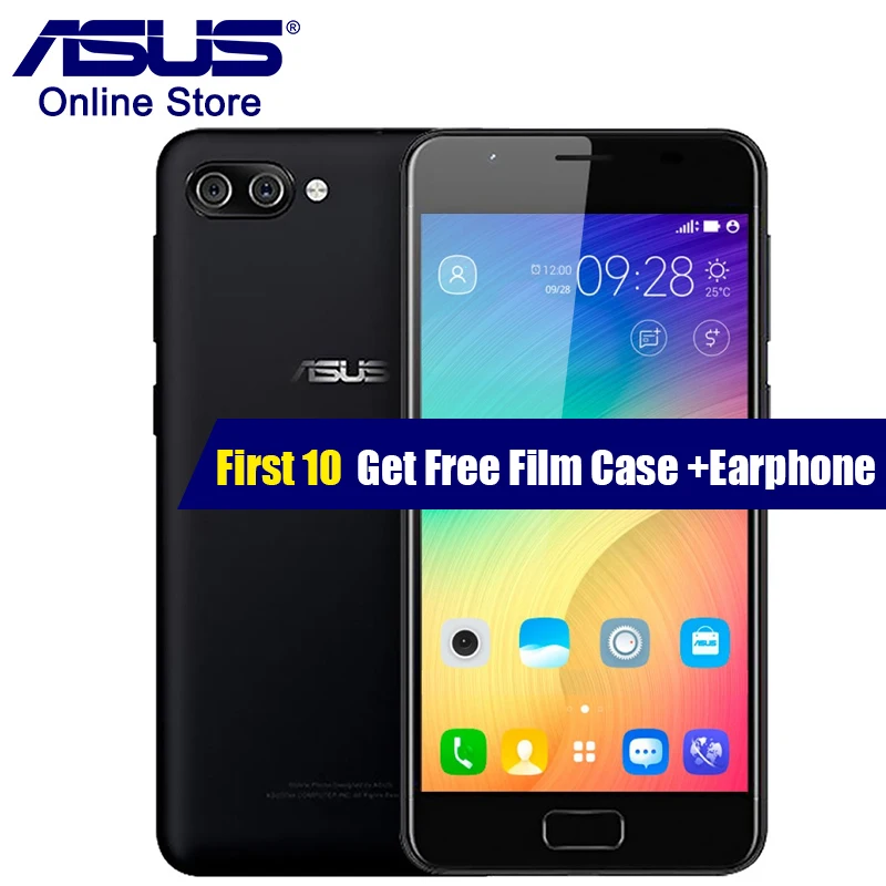 Asus ZenFone 4 Max HD ZB500TL Peg asus 4A 32 ГБ Встроенная память мобильные телефоны Android 7 0 5 дюймов