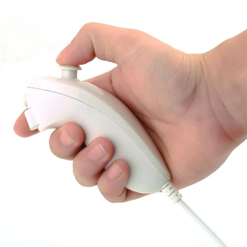 Две штуки посылка для игрового контроллера Nintendo Wii Nunchunk