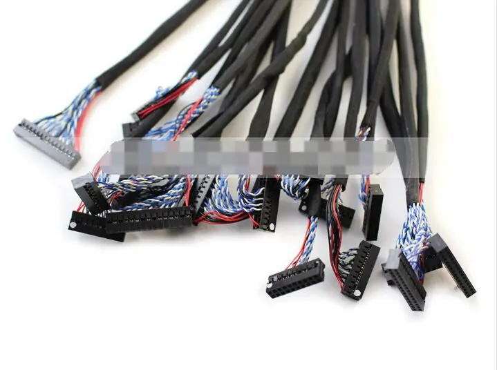 18 шт./компл. наиболее используемый универсальный LVDS кабель для ЖК-панели