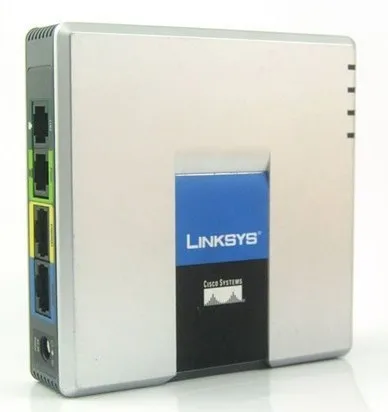 Быстрая доставка! Разблокированный голосовой шлюз Linksys SPA3102 VoIP адаптер для