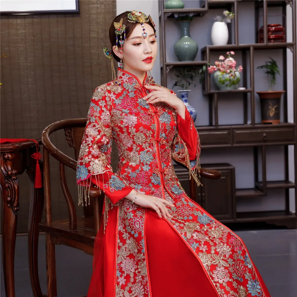 2018  ,    cheongsam Xiuhe