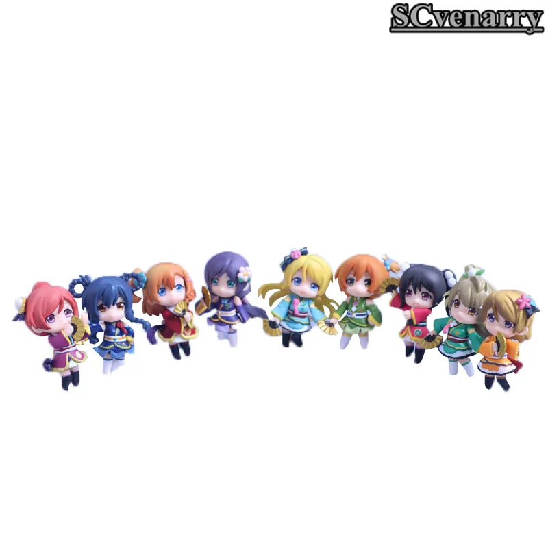 9 шт./компл. Love Live ПВХ фигурка модель супер Коллекция игрушки куклы|Игровые