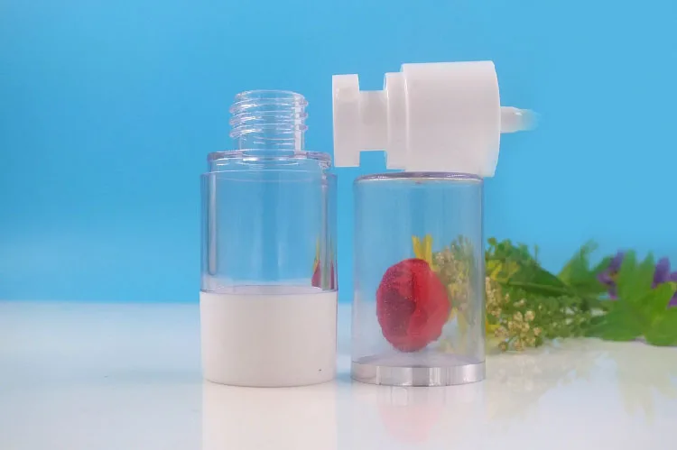 Пластиковый безвоздушный насос для кожи вокруг глаз 30 мл|bottle brand|bottles for essential