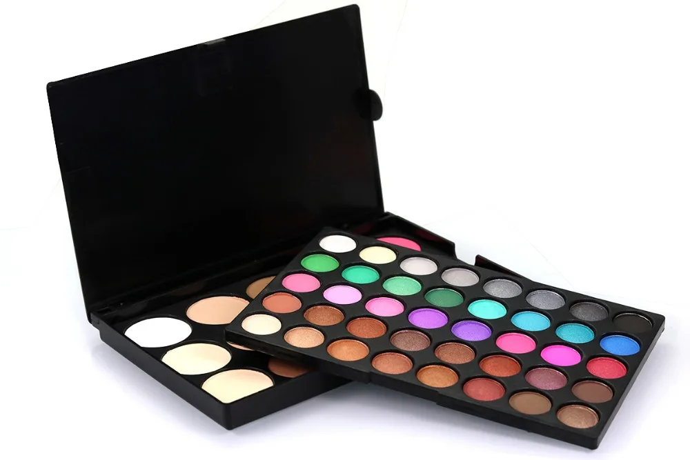 Матовая палитра теней для век макияж минеральная пудра профессиональные