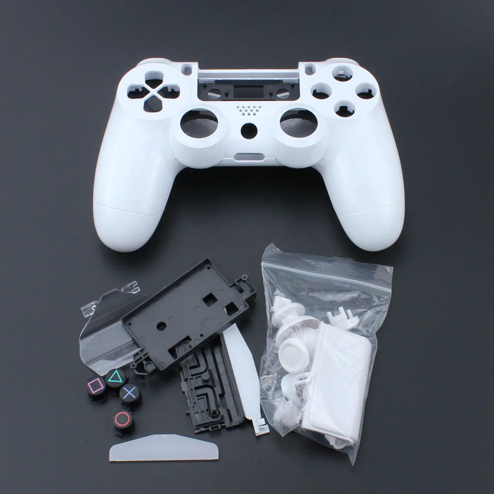 I Для sony Playstation 4 PS4 старая версия Геймпад контроллер Прозрачная Передняя Задняя крышка корпуса чехол - Цвет: I