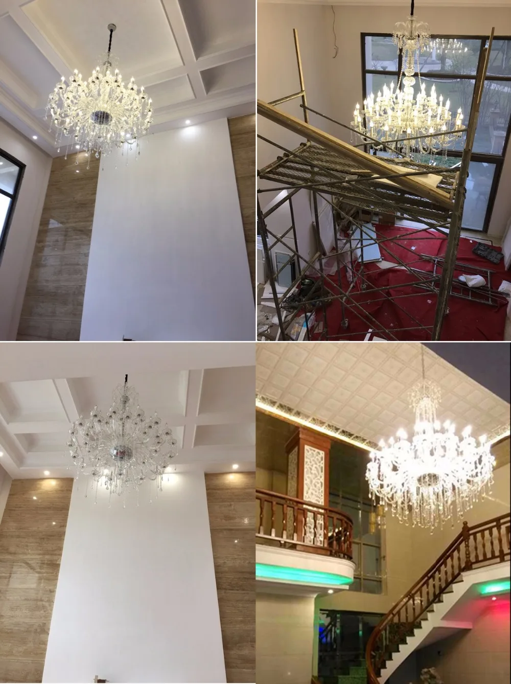 Sitting Room Large Chandelier Crystals Empire Lighting Bohemian Chandeliers for Hotel Lobby Lamp Big Hall Restaurant Decorate | Освещение
