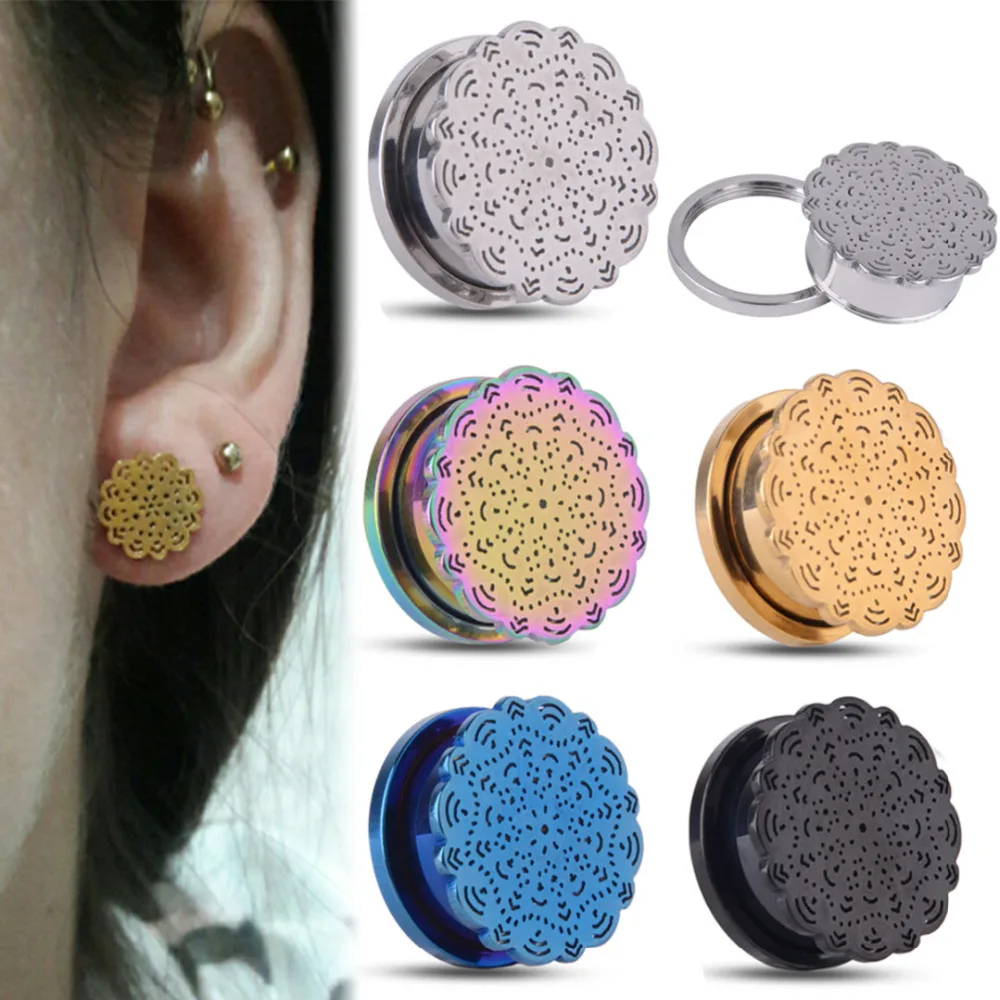 1 пара расширитель Для Пирсинга Ушей 3 20 мм|ear expander piercings|screw ear plugplugs and tunnels |