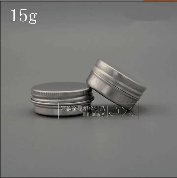 Бесплатная доставка 15 г/мл серебристые алюминиевые пустые плоские флаконы Lucifugal