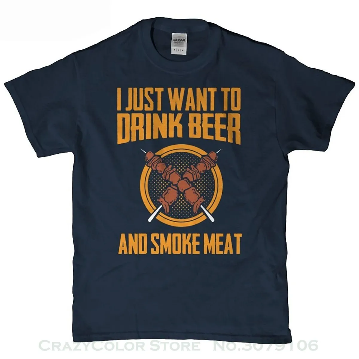 GILDAN/Новинка 2017 года модные летние футболки футболка с надписью I Just Want To Drink Beer And